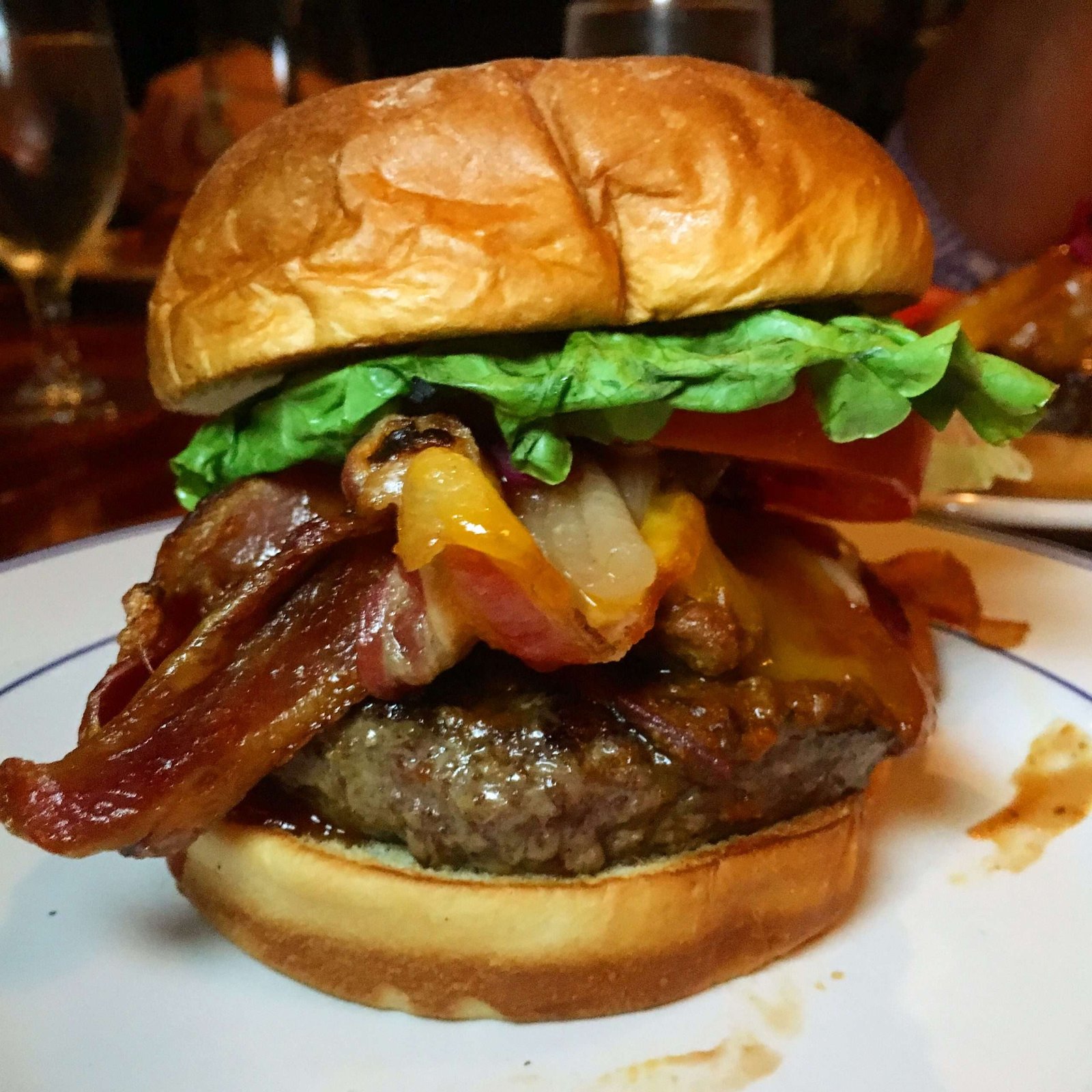 Homemade 6oz Chilli Burger, Homemade 6oz Chilli Burger,
