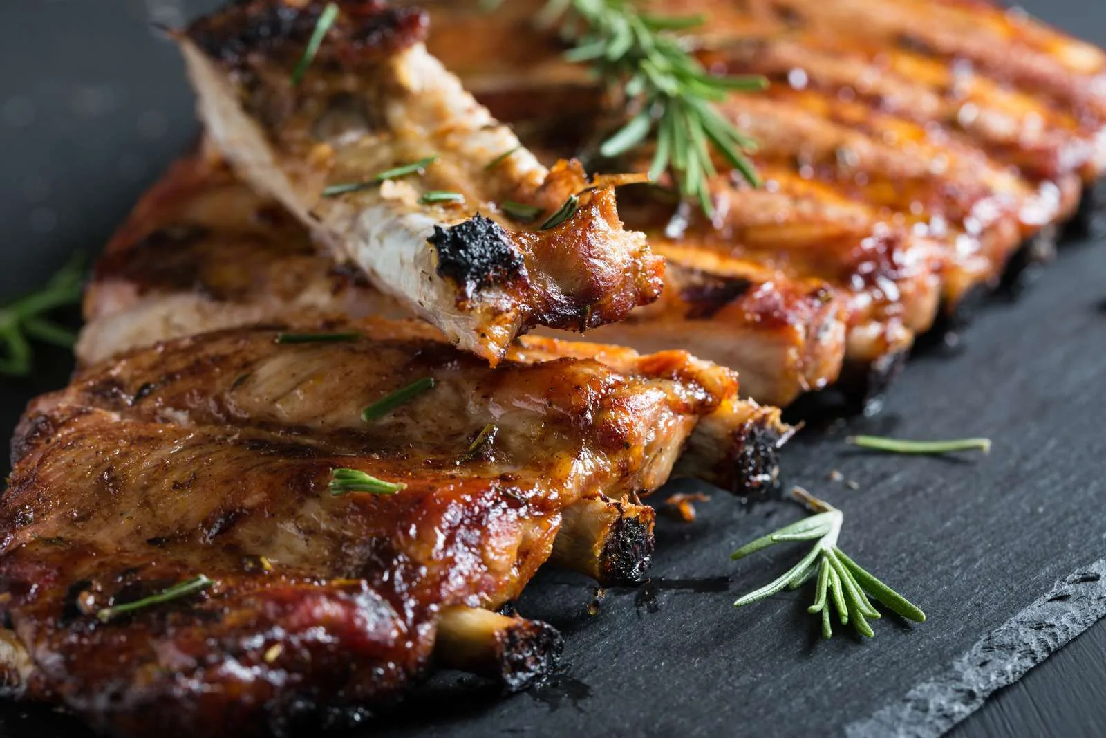 Grilled BBQ ribs Grilled BBQ ribs